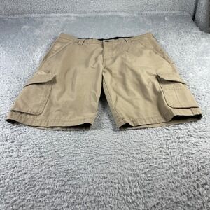 Genuine Dickies Mens Tan Khaki Ripstop Cargo Shorts Size 36 C412263 Utility Work